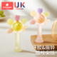 Kechao hand-rocked tooth glue baby toys 0 to 6 months old babies can bite and grasp it at a young age