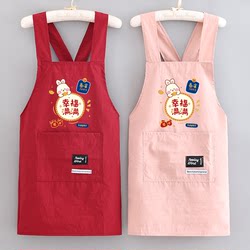 Western-Style Water-Repellent and Oil-Proof Apron for Kitchen Use, Anti-Stain Cooking Apron for Men and Women, Special Work Clothes for Catering