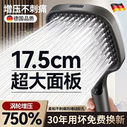 German Pressurized Shower Head Large Panel Bathroom Set for Home Use, Pressurized Showerhead with National Subsidy