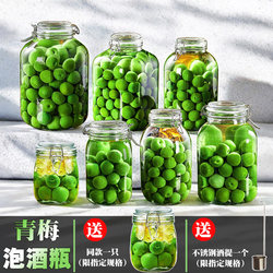 Sealed glass jar for food-grade wine brewing