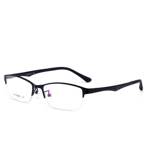 Myopia glasses men's ultra -light half -frame comfortable eye rack online with glasses finished products with a degree of myopia mirror women
