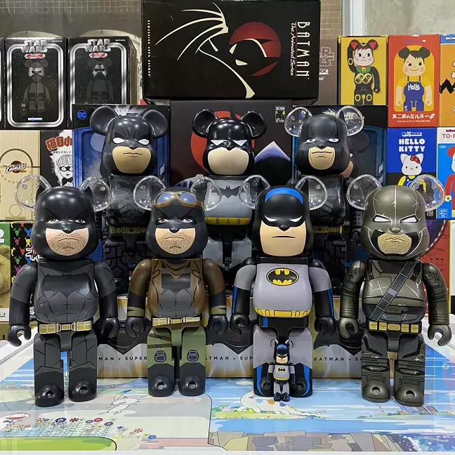 Bearbrick 400%100% BATMAN 蝙蝠俠一套7只現貨-Taobao