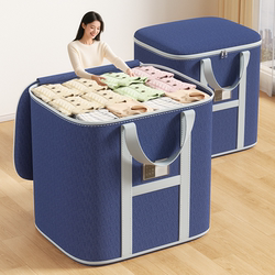 Quilt Storage Bag, Oxford Cloth Moving-Specific Packing Bag, Large Capacity for Clothes, Quilts, Luggage Bag, a Must-Have