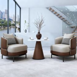 Hotel Business Negotiation Table and Chair Set, Sales Office, Shopping Mall Rest Area, Balcony, Office Reception, Guest Reception Sofa, Coffee Table