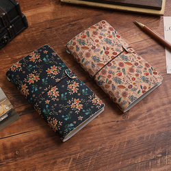 Tn Loose-Leaf Notebook, Vintage Travel Journal, Loose-Leaf Notebook, Stationery, Small Portable Korean Creative Notebook, Girly, Fresh and Simple, ins Style, Literary Student Diary