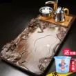Kunde Bộ trà Kung Fu hoàn chỉnh bằng gỗ nguyên khối khay trà Bộ hộ gia đình hoàn toàn tự động cảm ứng tích hợp bàn trà trà đĩa biển bộ bàn trà điện thông minh