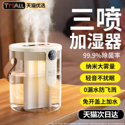 [Three Spray Modes, Large Mist Volume] Suitable for 2025 New Models of Humidifiers, Small Office Desktop Mini Home Use, Bedroom Air-Conditioned Room, Pregnant Women, Infants, Car-Mounted, Silent, Large-Capacity Spray Hydration and Moisturizing Device