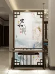 Phòng ngủ bằng gỗ nguyên khối của Trung Quốc chặn lối vào nhà màn hình văn phòng vách ngăn lối vào phòng khách trang trí vách ngăn màn hình ghế song cửa sổ gỗ vuông Màn hình / Cửa sổ