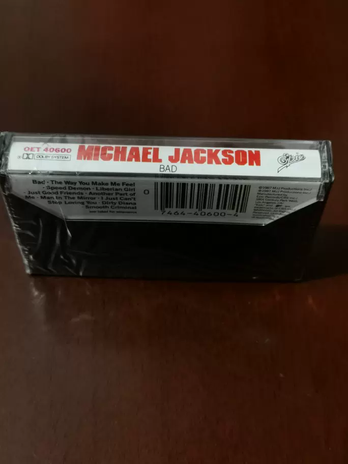 迈克尔杰克逊真棒美版Michael Jackson BAD US版未拆封-Taobao