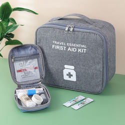 Portable Medical Epidemic Prevention Kit for Primary School Students, Outdoor Travel Medicine Storage Box, Portable Medical First Aid Kidsren's Health Kit