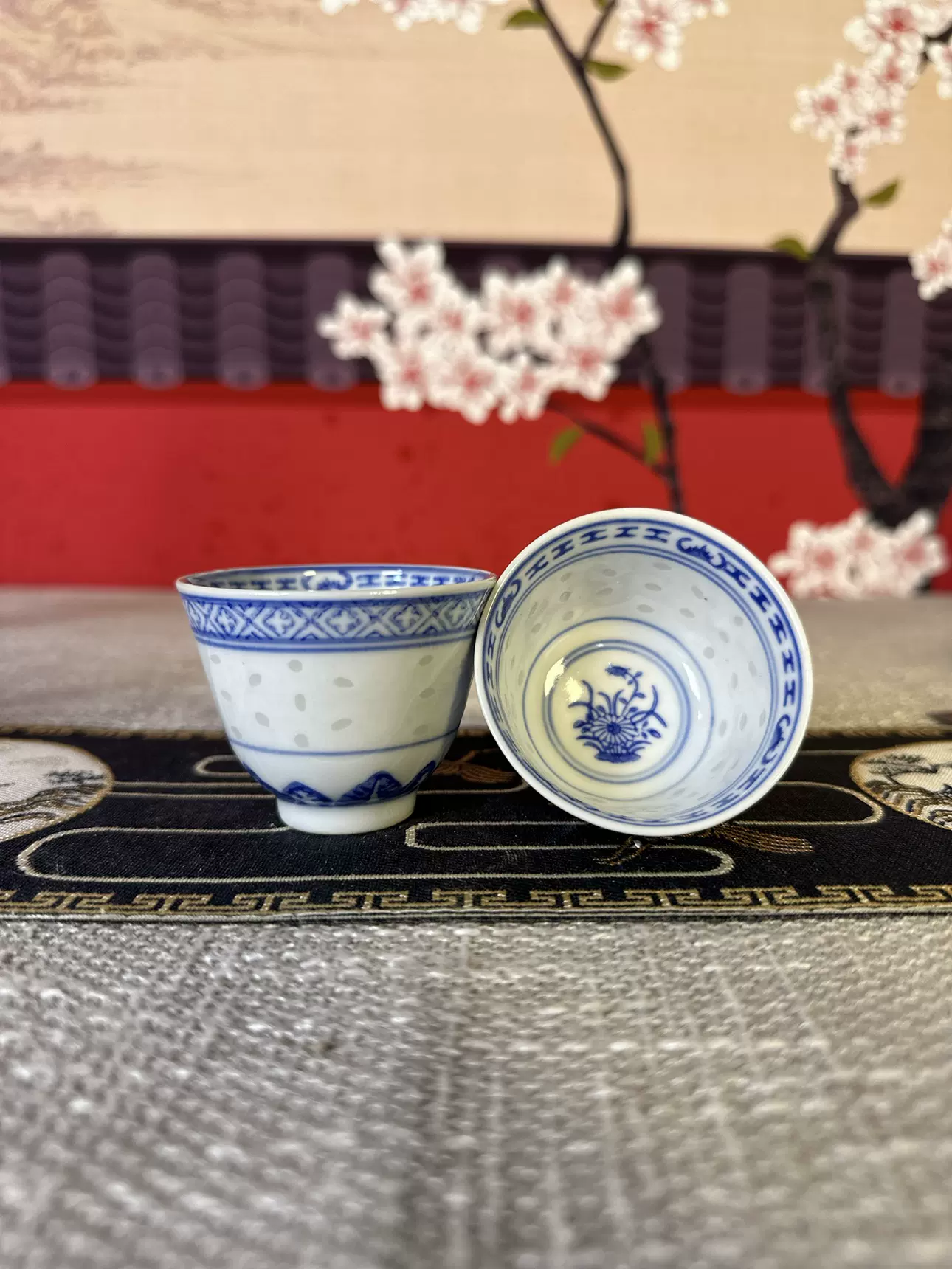 青花 玲瓏盃 茶盃 青花玲瓏茶杯 PH017 | Looking For 物色