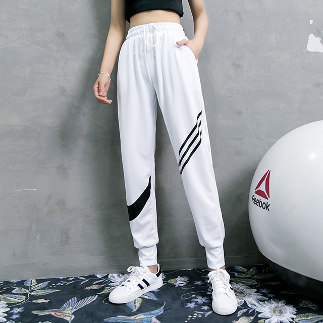 Internet celebrity sports pants for women, spring and summer trousers ...