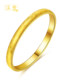 Hanxiu golden dragon and phoenix bracelet women's football gold bracelet hard gold wedding three gold bracelet Mother's day gift for mother