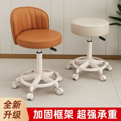 Makeup Stool, Beauty Adjustable Swivel Stool with Wheels, Large Work Chair, Master Chair, Nail Art Chair, Home Use, Beauty Salon Special Use