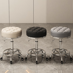 Barber Shop Haircut Chair, Large Work Stool, Rotating Lift Stool, Household Pulley Stool, Hair Salon Special Beauty Stool