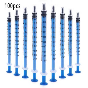 1ml 3ml 5ml plastic syringe mini injection syringe needle-free children's experimental ink refill tool 1ml