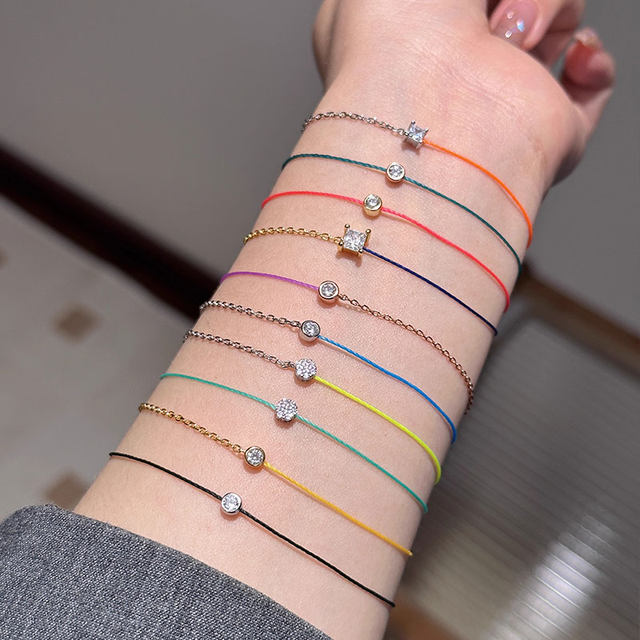 HOUHOU Paris small red rope pure red rope bracelet transfer zodiac year ...