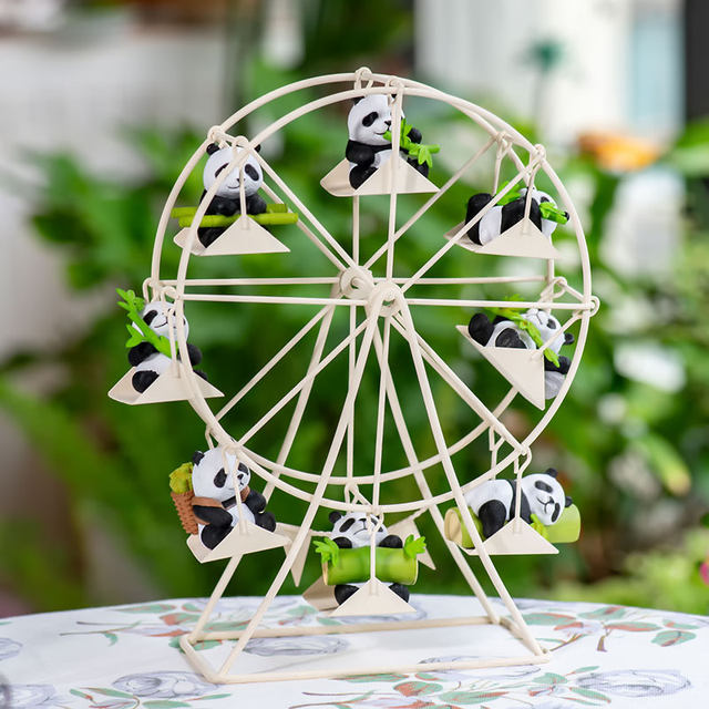 Retro Iron Ferris Wheel Home Decoration Creative Children's Room Window Boy Dolls Swap
