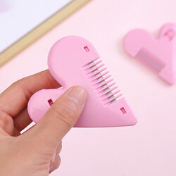 Hair Trimming Knife, Pubic Hair Thinning Tool, Private Area Care, Intimate Grooming for Men and Women, Body Hair Trimmer, Love-Shaped Trimmer