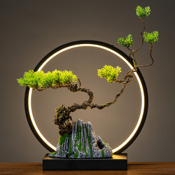 Green Plants, Thuja, and Thuja Orientalis Are Used to Create Bonsai, Simulated Zen-Style Ornaments, Retro Pastoral Chinese-Style Landscape, Chinese-Style Rooms and Hotels