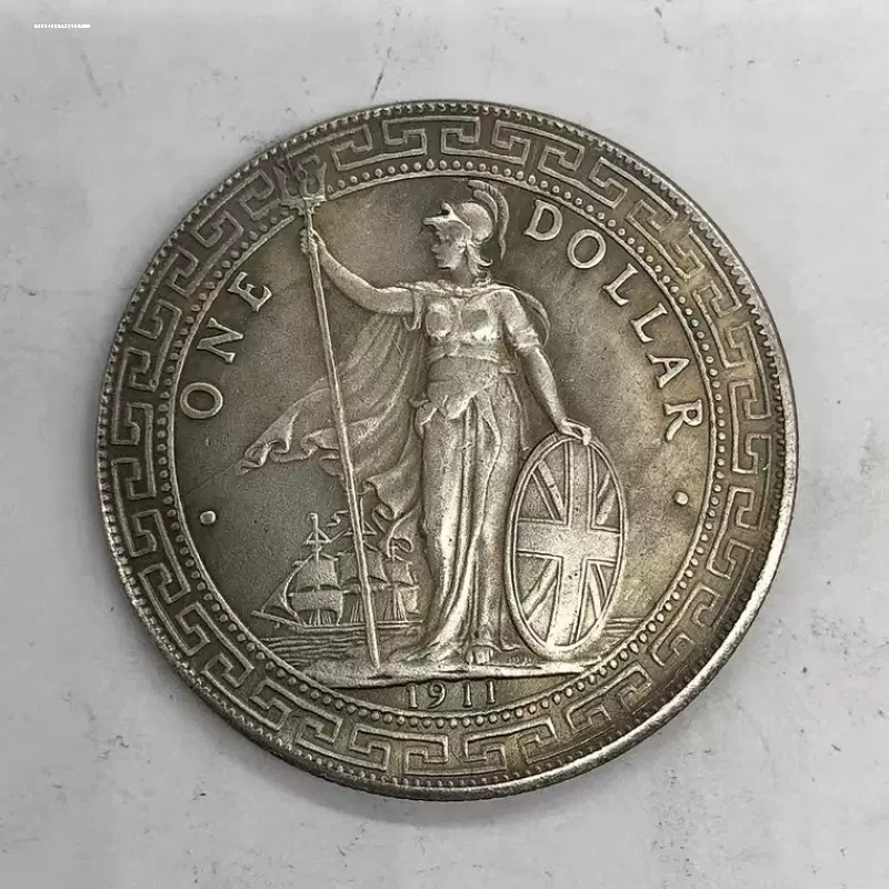 古钱币银币仿银元外国银元1911年站洋壹圆一元铜元古币-Taobao