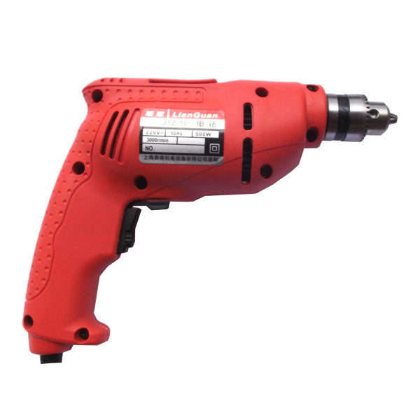 무료 배송 LIANGUAN 고품질 500W 모든 구리 정방향 및 역방향 속도 조절 조임 벨트 수평 전기 핸드 드릴 권총 드릴 전기 드라이버-