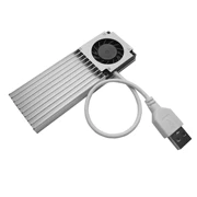 Tự Làm Điện Thoại Di Động Tản Nhiệt Làm Mát Hiện Vật Rắn Làm Mát Tấm Nhôm USB Quạt Làm Mát Laptop Tản Nhiệt