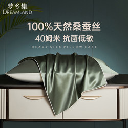 A Pair of Silk Pillowcases, 40 Momme Mulberry Silk Pillowcases, 48X74Cm Pillow Cover, Ice Silk Single Pillowcase