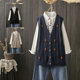 Spring and Autumn Number 200jin [Jin is equal to 0.5 kg] Literary Fan Embroidery Flower Age Cover Cardigan Ves.