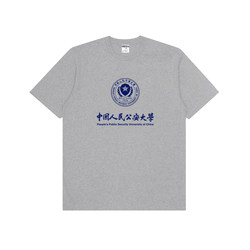 Pure Cotton China Public Security University Ppsuc Cultural Shirt Souvenir Loose T-Shirt Unisex School Uniform Casual Short Sleeve