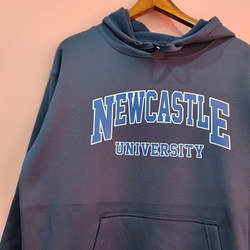 Spring, Autumn and Winter Thin/Velvet Newcastle University of England Jacket, Loose School Uniform, Unisex Sweatshirt