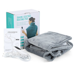 Cross-border heated shoulder pads and neck pads, multi-functional body warming blanket, crystal super soft electric blanket, heating pad, winter electric shawl