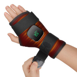 Private model cross-border new product magnetic heating wrist brace hand joint wrist tendon sheath three-zone heating physiotherapy to relieve strain wrist brace