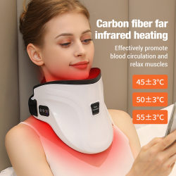 Cross-border new electric hot compress neck massager multi-functional neck air pressure kneading massager cervical vertebra traction device