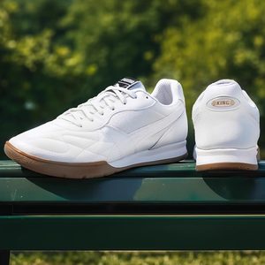 PUMA Puma Men's Women's Low Ganglin Lawn Back supports rubber floor football shoes King Top IT107349
