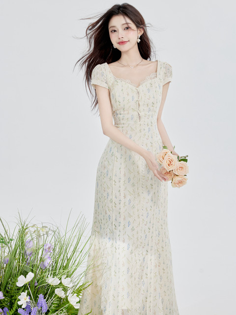 French First Love Pure and Desire Sleeveless White Summer Short Dress main image 1