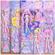 New product creative princess ever-changing dress stickers for children girls toys changing clothes stickers three-dimensional bubble stickers