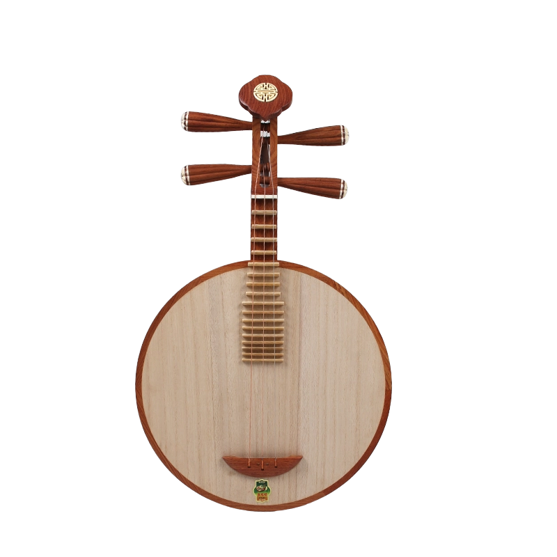 敦煌月琴637花梨木轸满月式月琴乐器京剧民乐【敦煌专卖店】