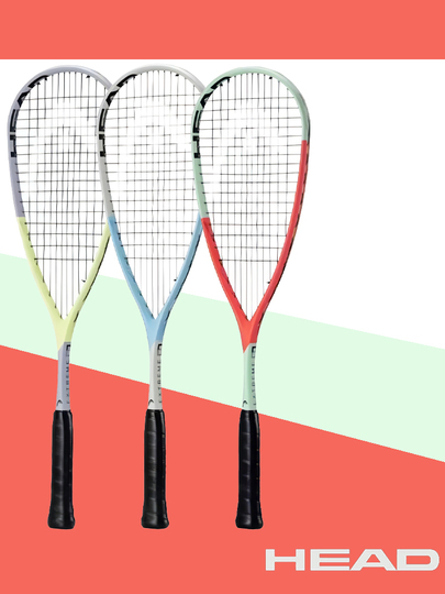 Head Hyde スカッシュラケット - カーボンファイバー - ヘビーヘッド