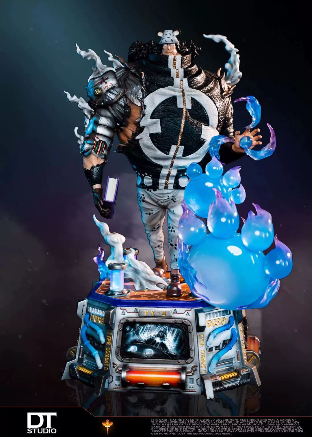 十月動漫dt 王下七武海最強暴君熊海賊王限量gk模型figure雕像