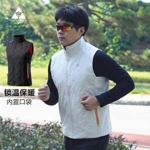 
Siruike autumn and winter new outdoor running training cotton vest lightweight and warm casual sports jacket for men and women