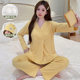 Confinement clothes for pregnant women, winter thick, postpartum pure cotton, December maternal breastfeeding home clothes, autumn
