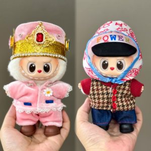 
Only clothes are suitable for labulu rag doll clothes one, two, and three generations of glue pendants plush GD same style pumpkin set