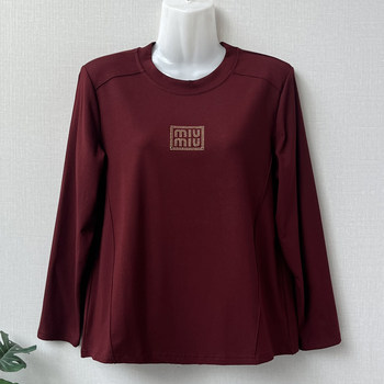 
New autumn style for mother long-sleeved T-shirts for middle-aged and elderly people