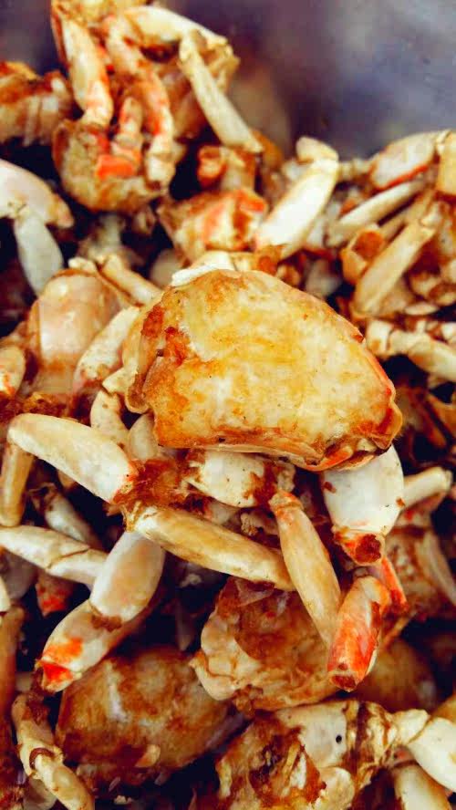 【新品】光头阿爸香辣蟹块私房菜无添加即食零食办公室零食代餐