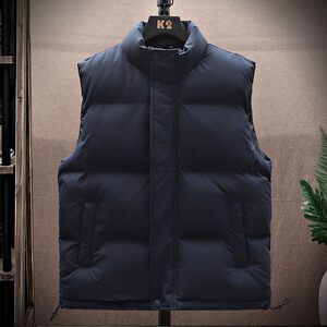 Vetener men's autumn and winter new down cotton jacket tide women wearing vests and thick couple men -style shoulder jackets
