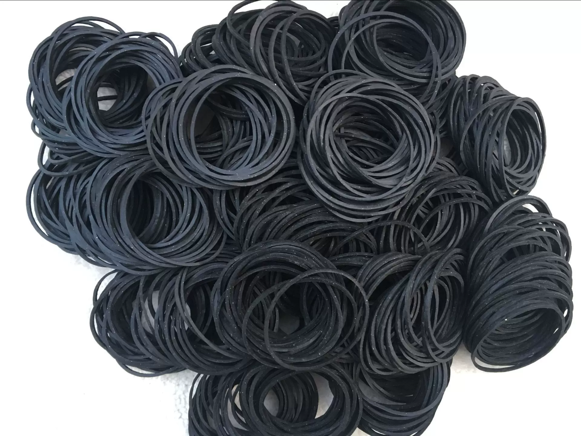 黑色橡皮筋牛皮筋发饰发绳直径4.5CM 大号包邮开票型号43