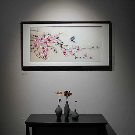 蘇州刺繍絵画 - 新しい中国スタイルフレームウォールアート