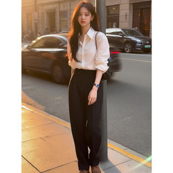 White Shirt for Women with a Unique Design, Niche Style, Early Spring 2026 New Model, Elegant Top with a Light Luxury and High-End Feel
