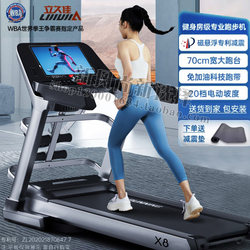 Intelligent Large Magnetic Levitation Treadmill for Home Use, Electric, Foldable, Ultra-Quiet, Weight Loss, Indoor Gym Use Only